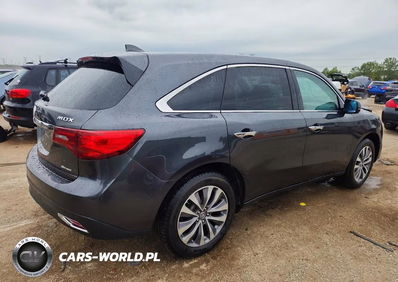 2014 Acura Mdx Technology VIN:5FRYD4H6XEB041668 - 3