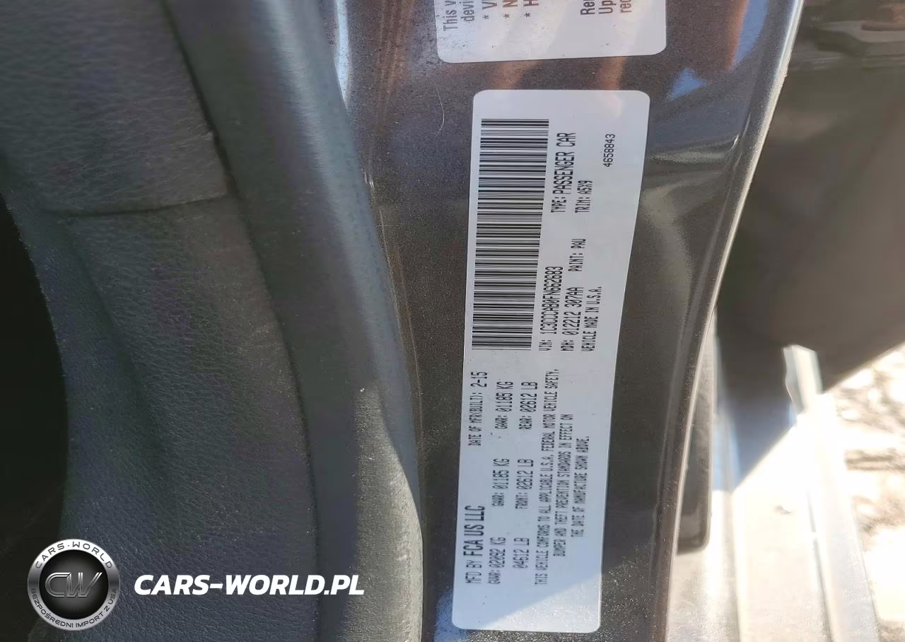 2015 Chrysler 200 Limited VIN:1C3CCCAB0FN662683 - 12