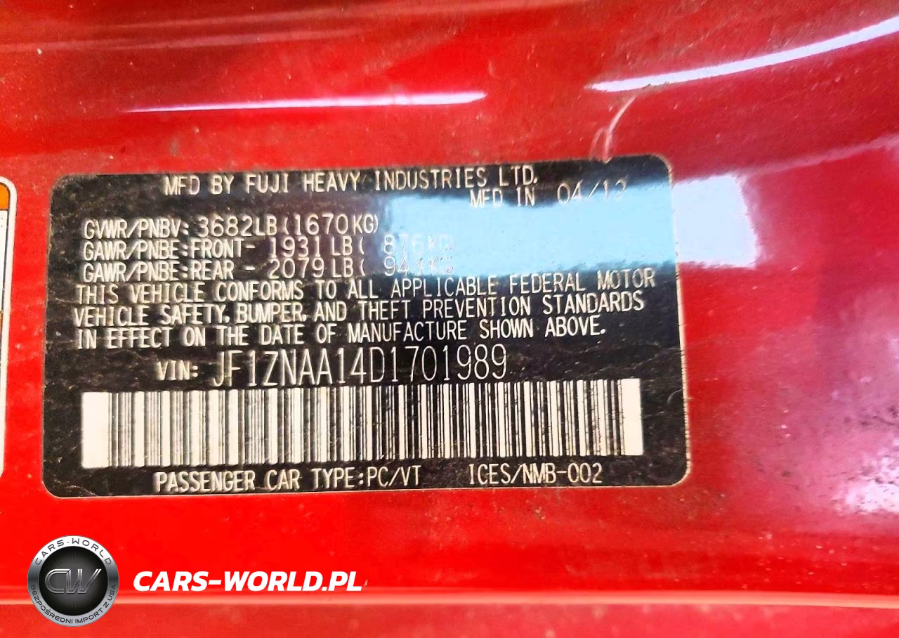 2013 Scion Fr-S Base VIN:JF1ZNAA14D1701989 - 12