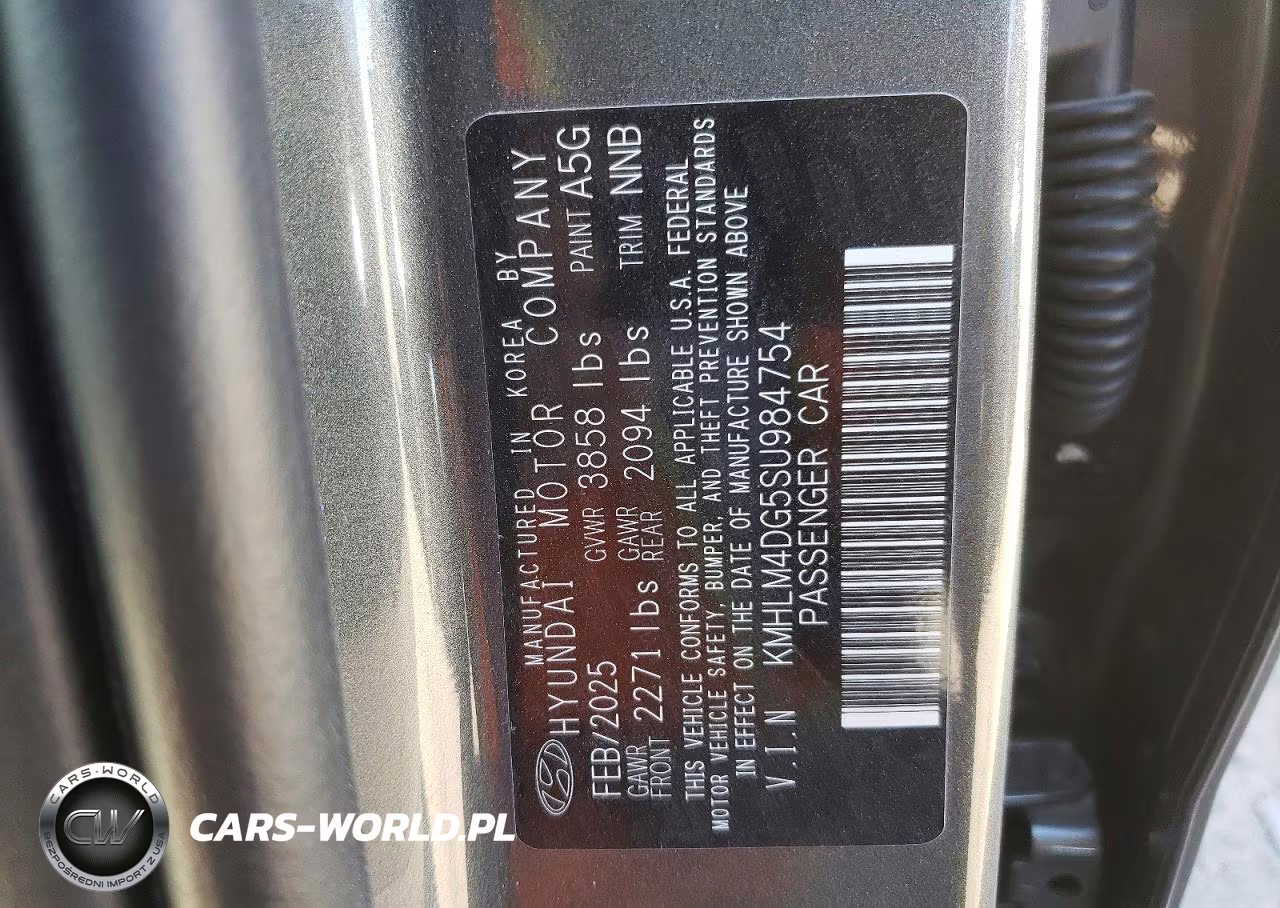 2025 Hyundai Elantra Sel Sport VIN:KMHLM4DG5SU984754 - 13