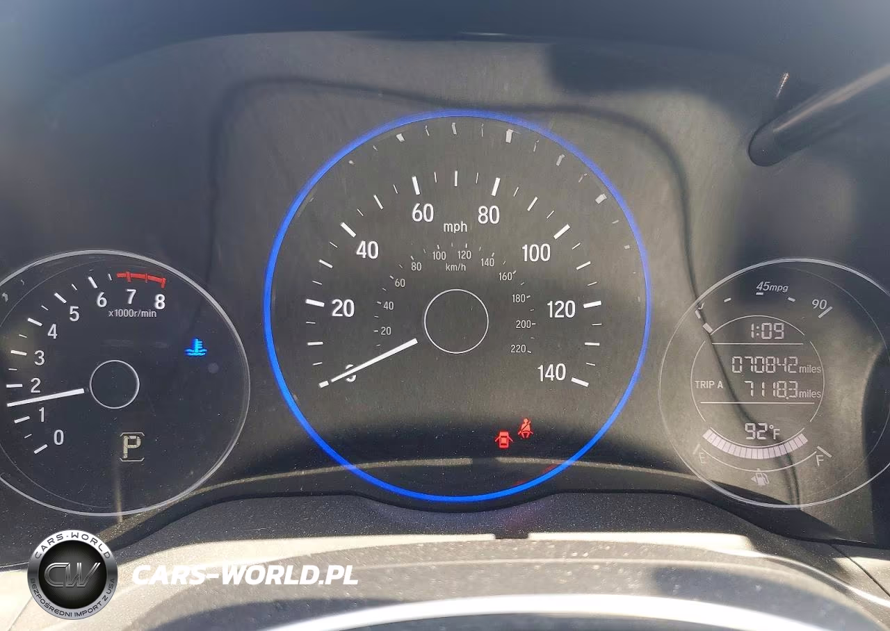 2020 Honda Hr-V Lx VIN:3CZRU5H38LM712128 - 9