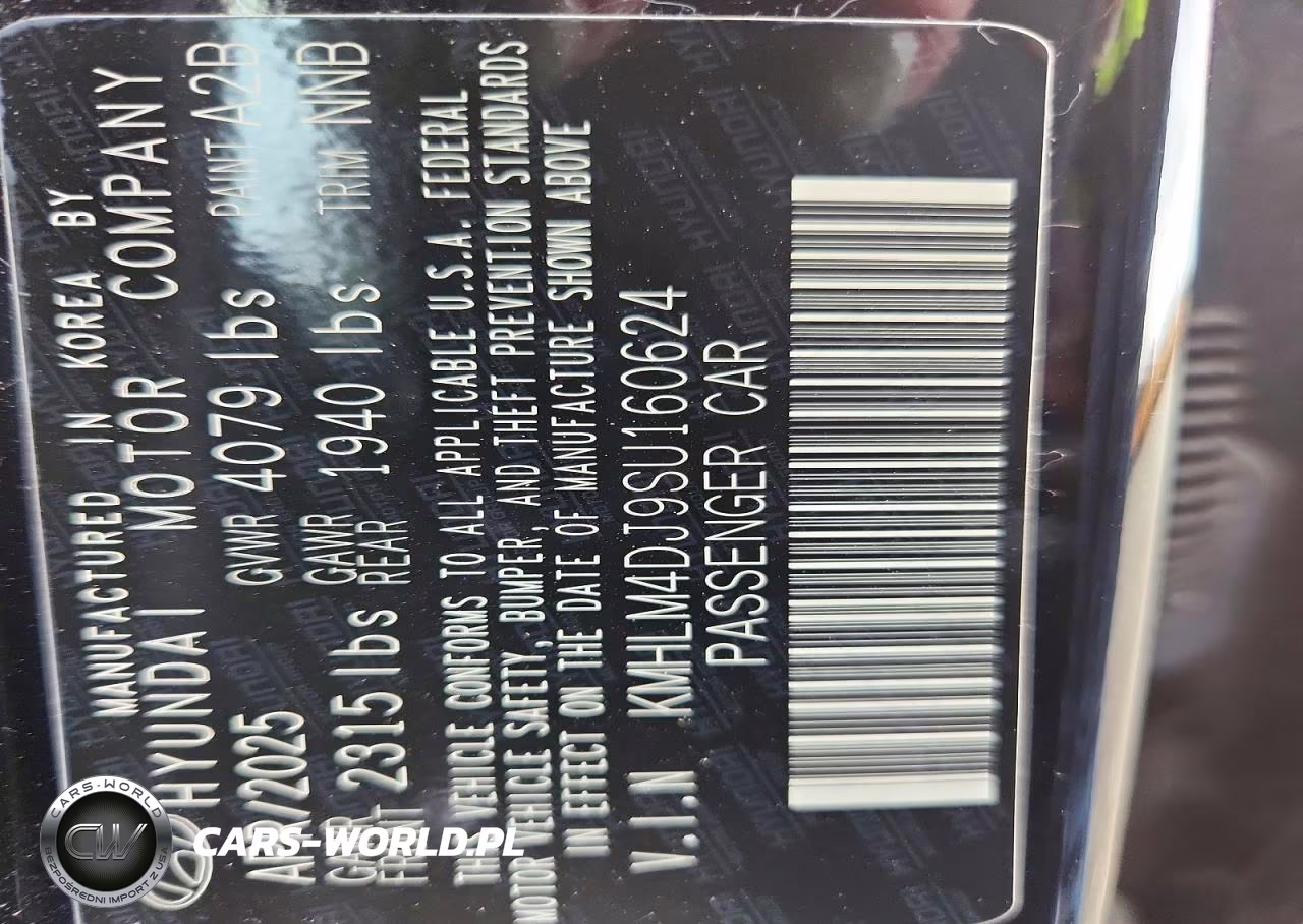 2025 Hyundai Elantra Hybrid Blue VIN:KMHLM4DJ9SU160624 - 12
