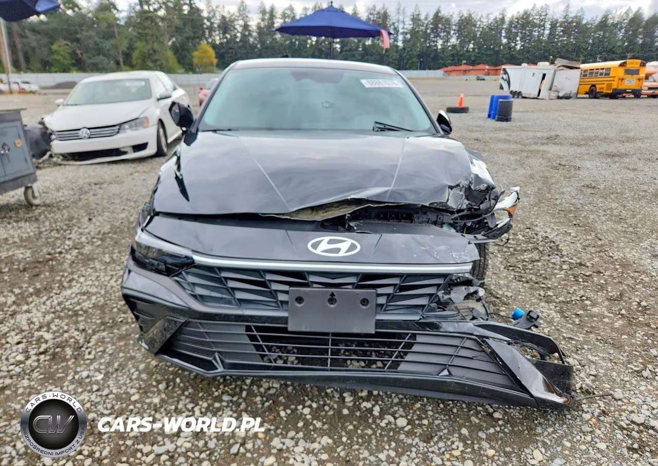 2025 Hyundai Elantra Hybrid Blue VIN:KMHLM4DJ9SU160624 - 5