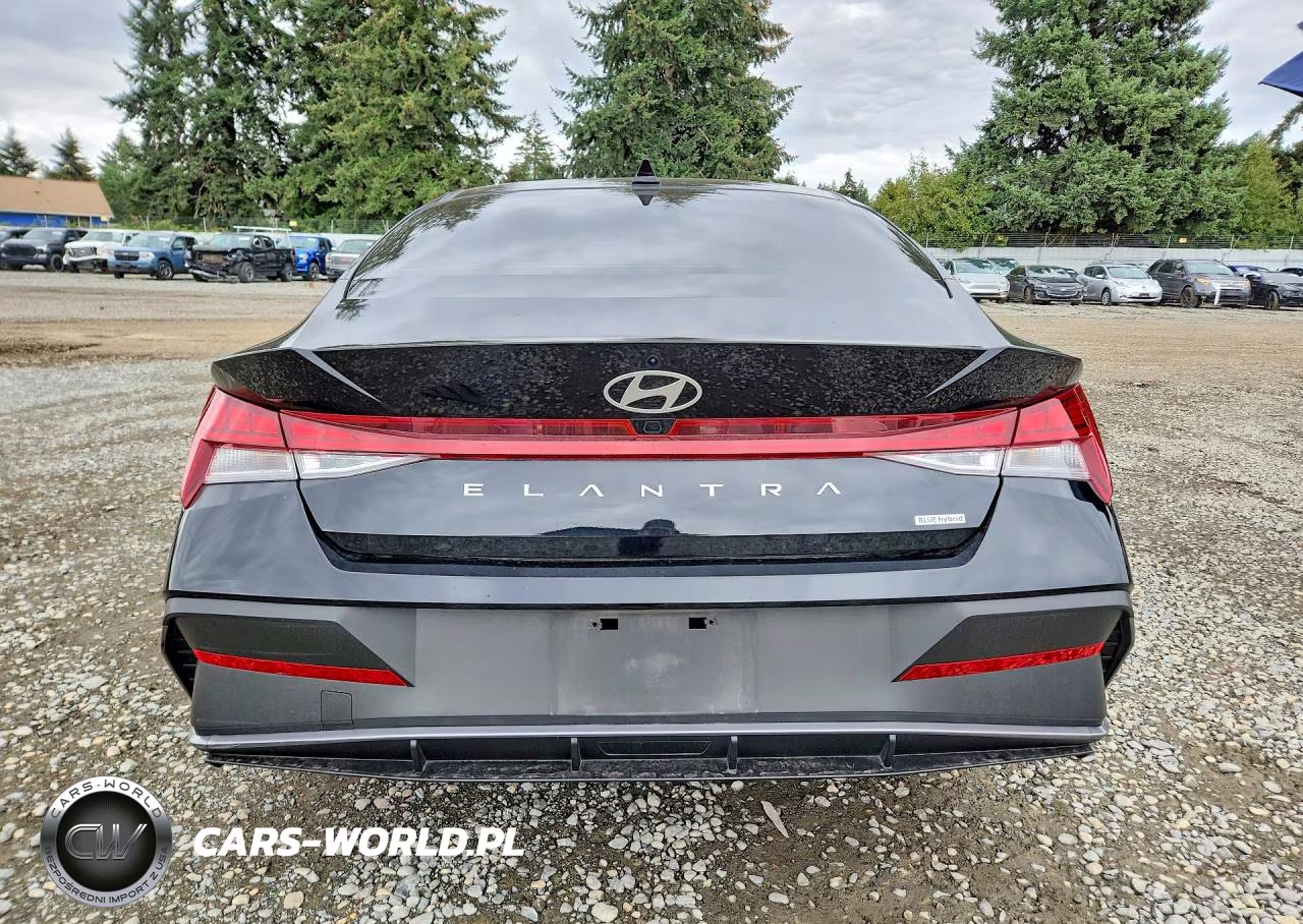 2025 Hyundai Elantra Hybrid Blue VIN:KMHLM4DJ9SU160624 - 6