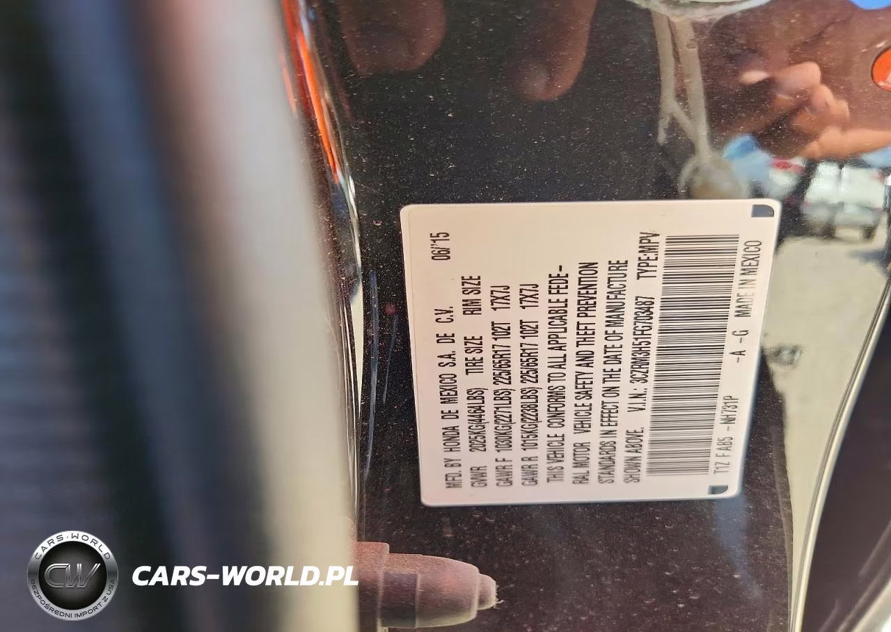 2015 Honda Cr-V Ex VIN:3CZRM3H51FG703487 - 13