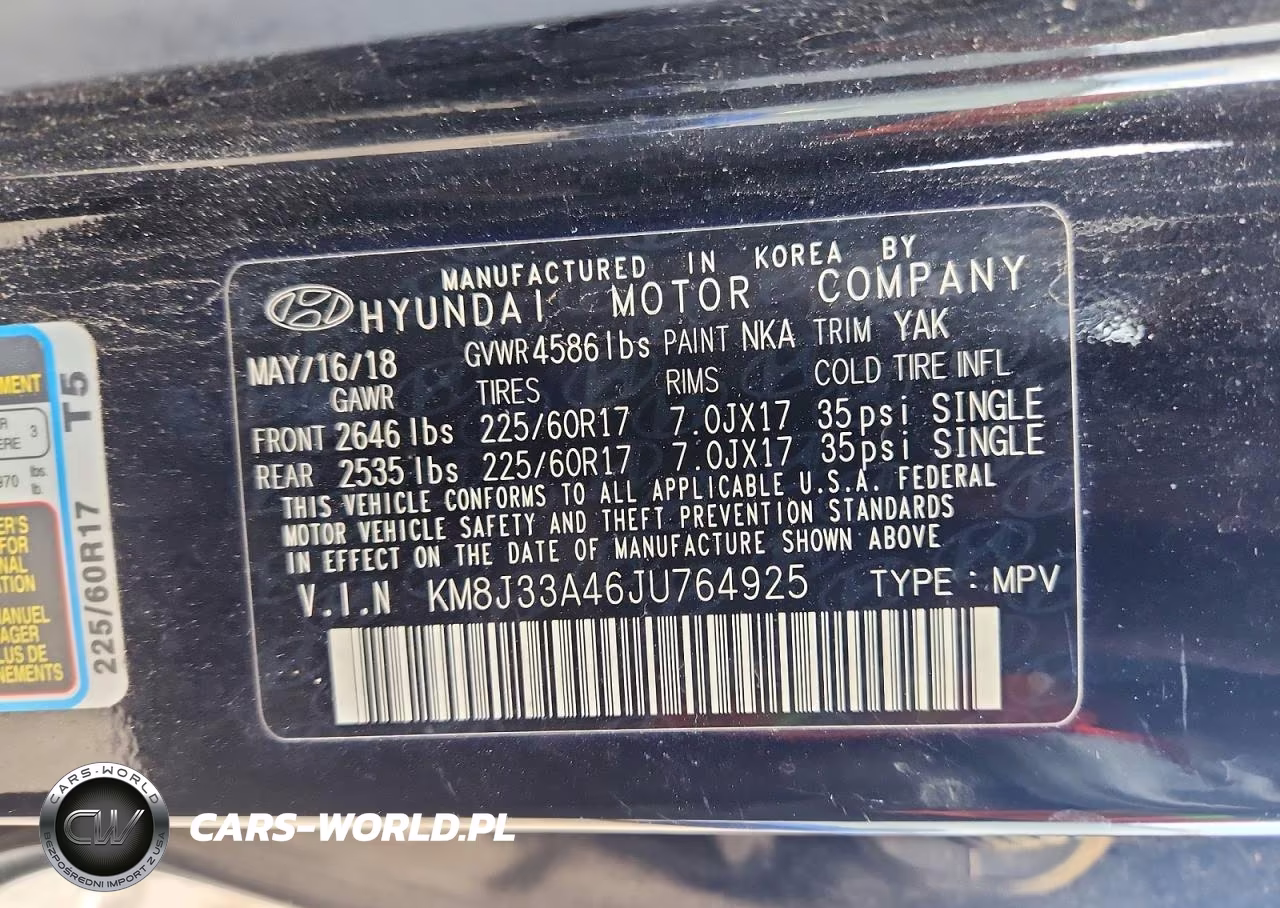 2018 Hyundai Tucson Sel Plus VIN:KM8J33A46JU764925 - 13