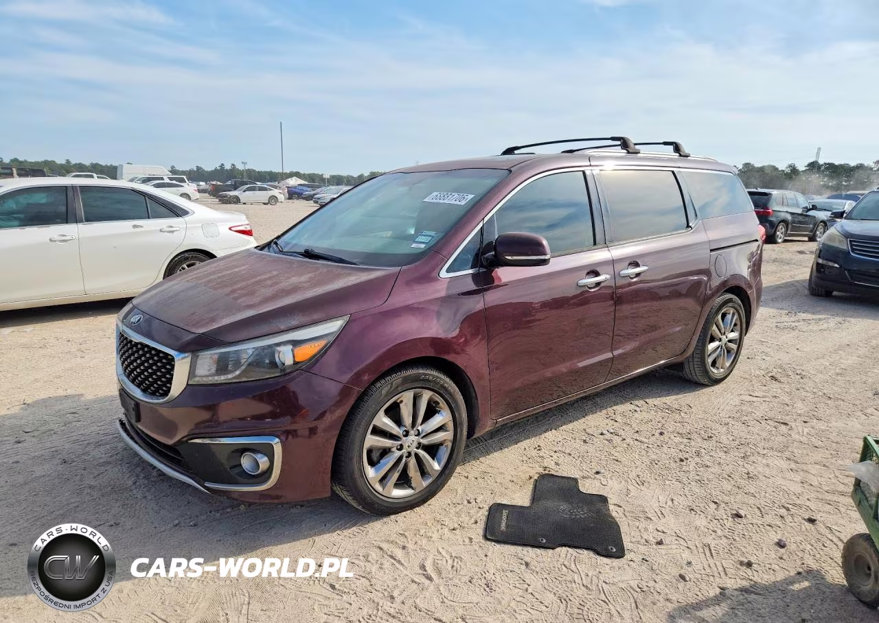 2016 Kia Sedona Sxl VIN:KNDME5C14G6154559 - 1
