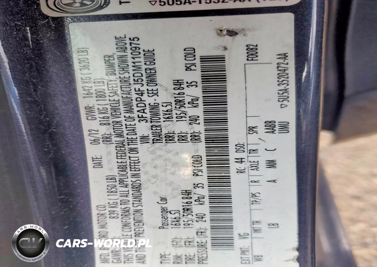 2013 Ford Fiesta Titanium VIN:3FADP4FJ5DM110975 - 12