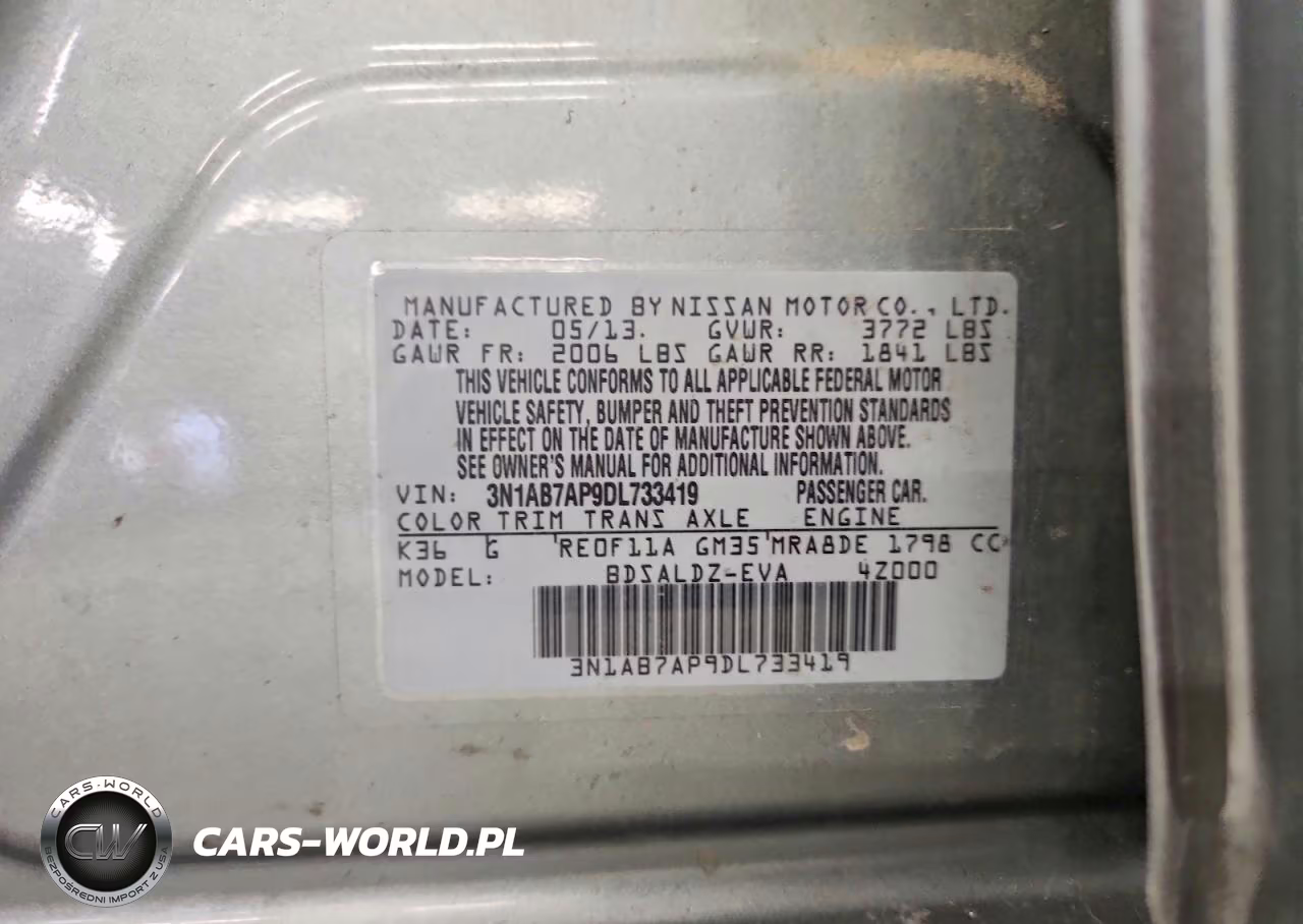 2013 Nissan Sentra S VIN:3N1AB7AP9DL733419 - 12