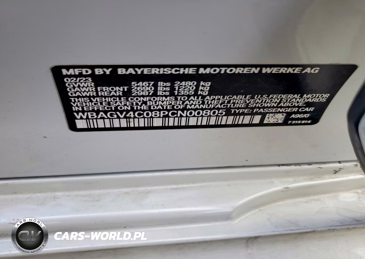 2023 BMW 840Xi VIN:WBAGV4C08PCN00805 - 12