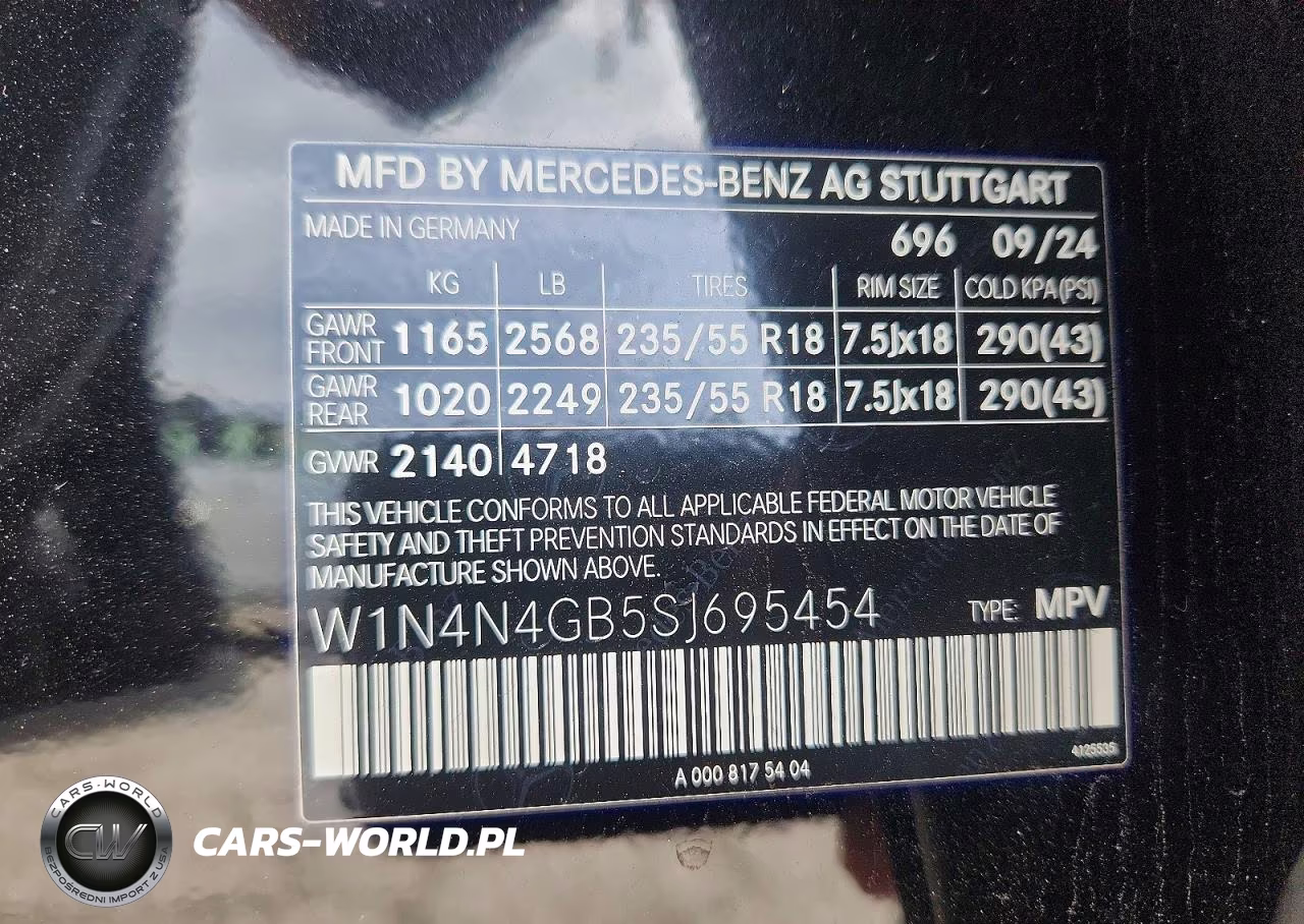 2025 Mercedes-Benz Gla 250 VIN:W1N4N4GB5SJ695454 - 13