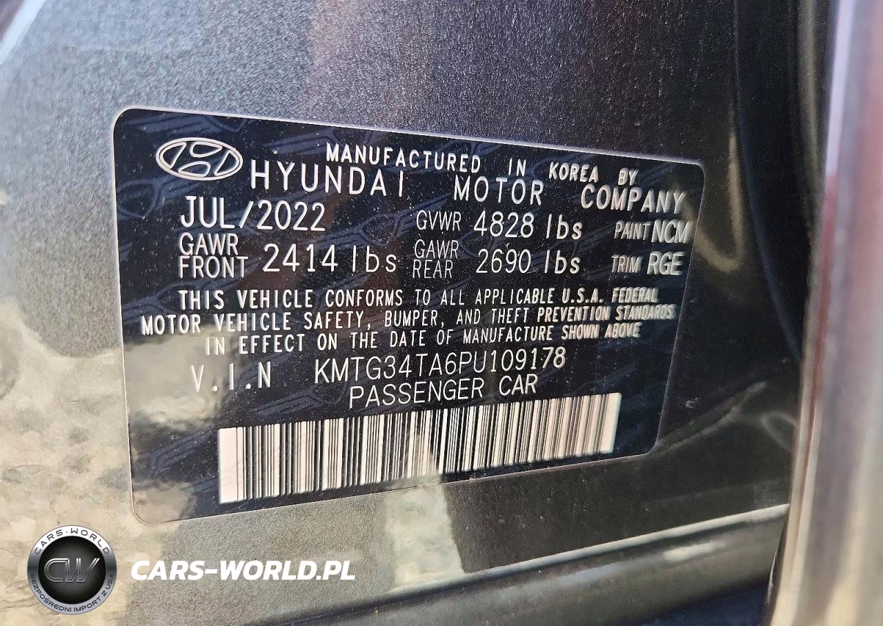2023 Genesis G70 2.0T VIN:KMTG34TA6PU109178 - 12