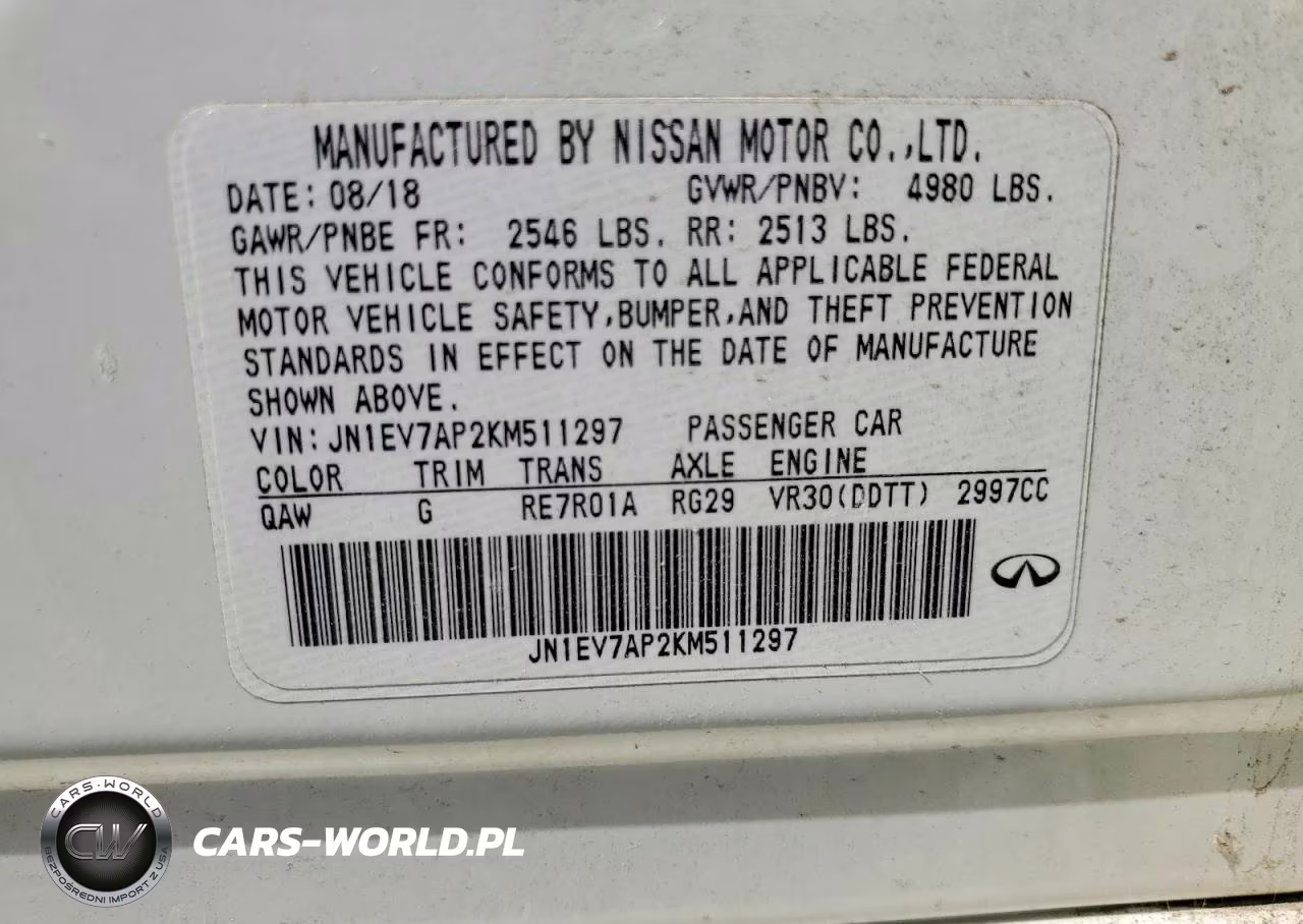 2019 Infiniti Q50 3.0T Luxe VIN:JN1EV7AP2KM511297 - 12