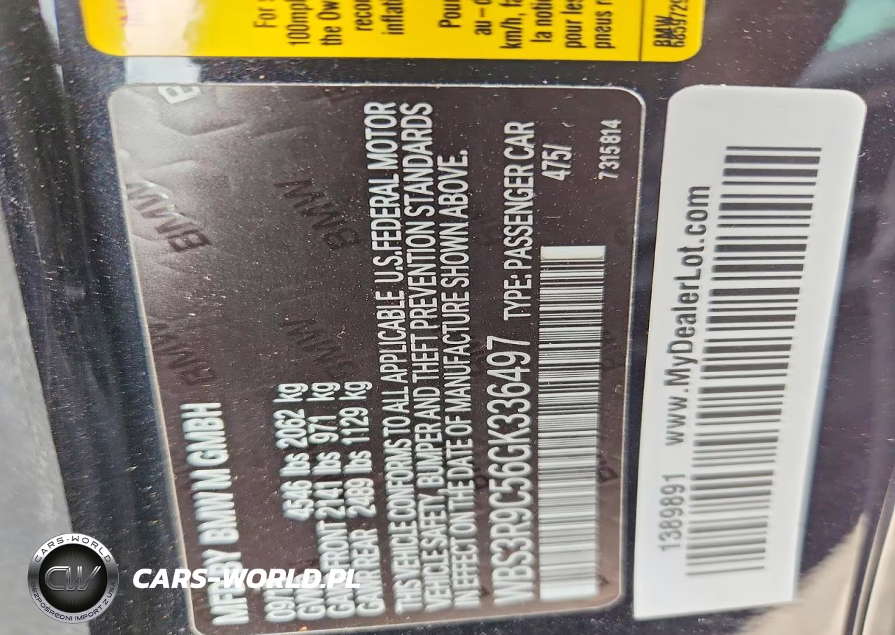 2016 BMW M4 VIN:WBS3R9C56GK336497 - 13