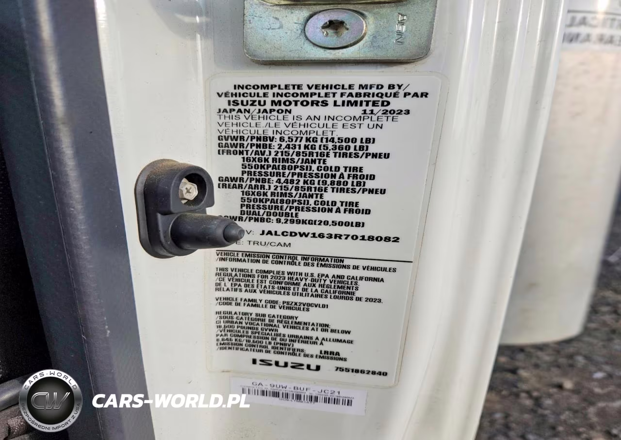 2024 Chevrolet 4500Hd Box Truck VIN:JALCDW163R7018082 - 13
