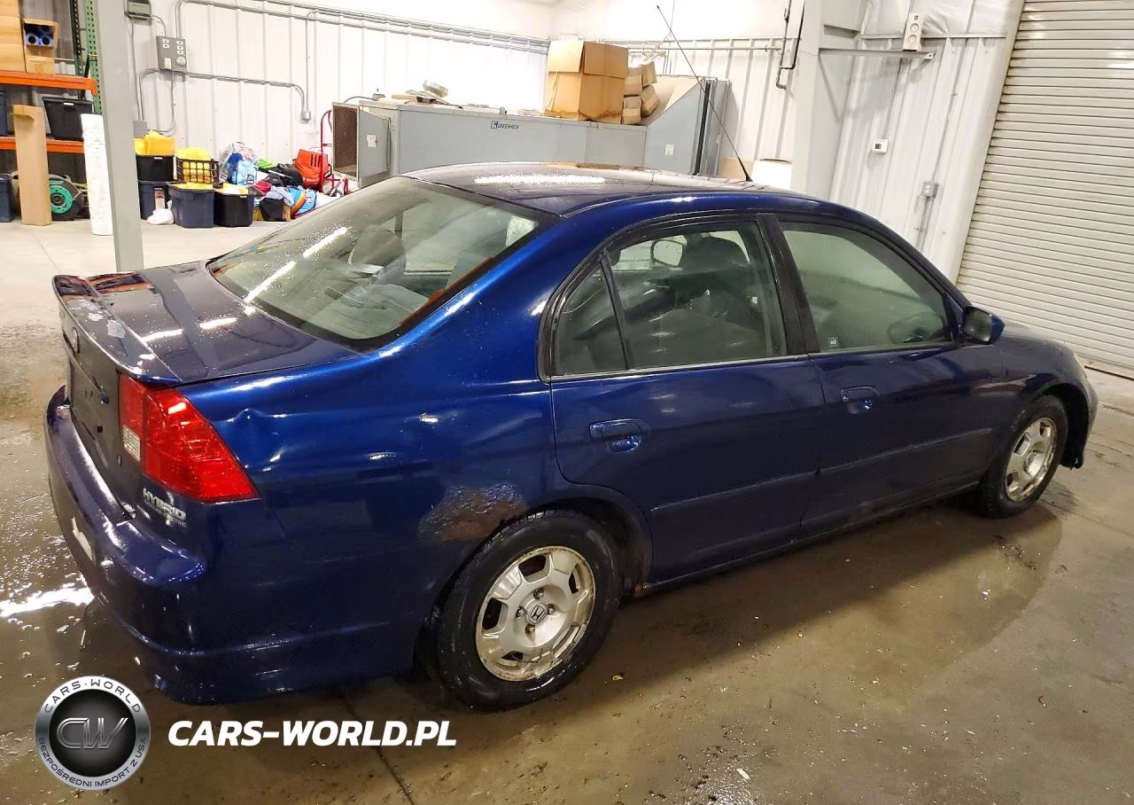 2005 Honda Civic Hybrid VIN:JHMES95625S022187 - 3