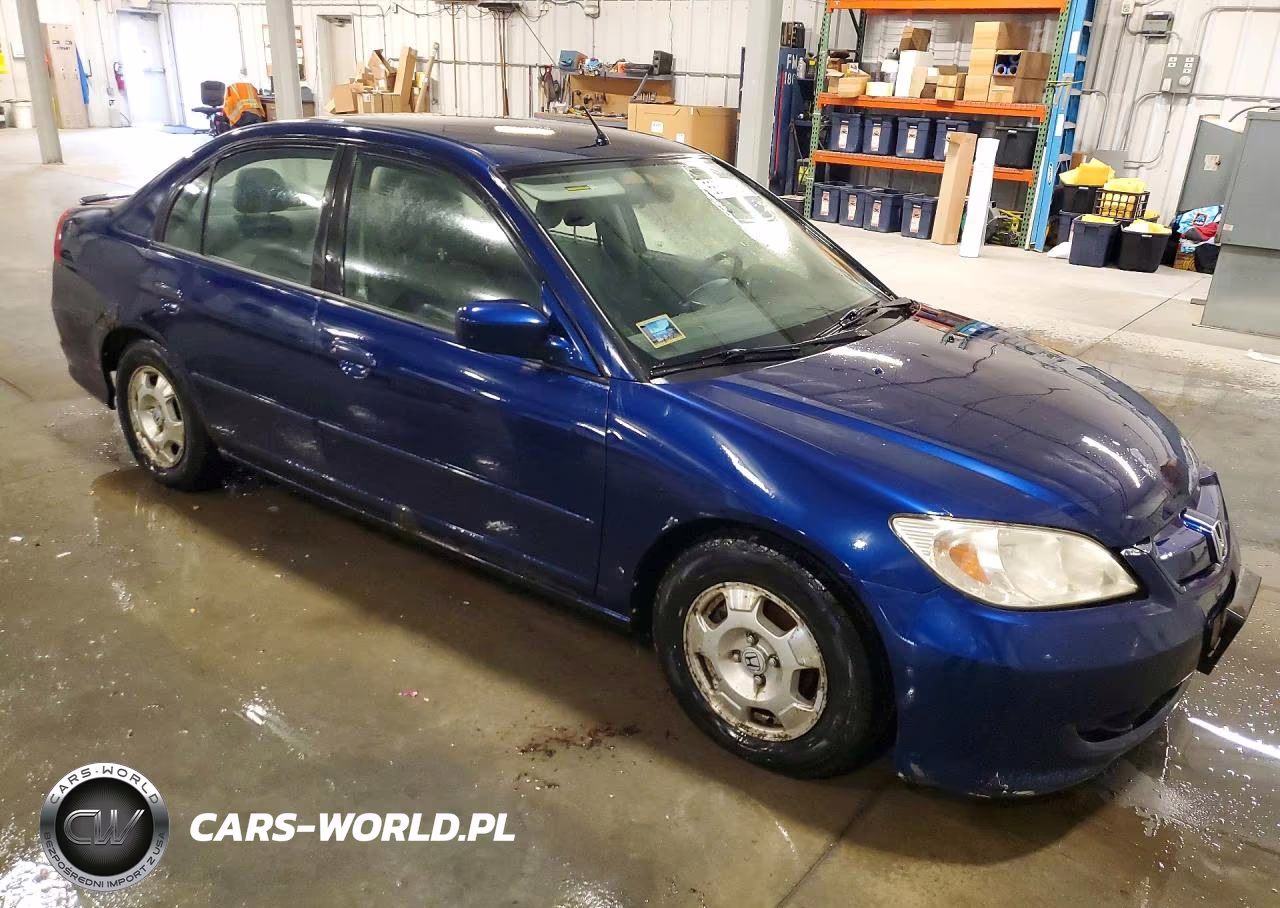 2005 Honda Civic Hybrid VIN:JHMES95625S022187 - 4