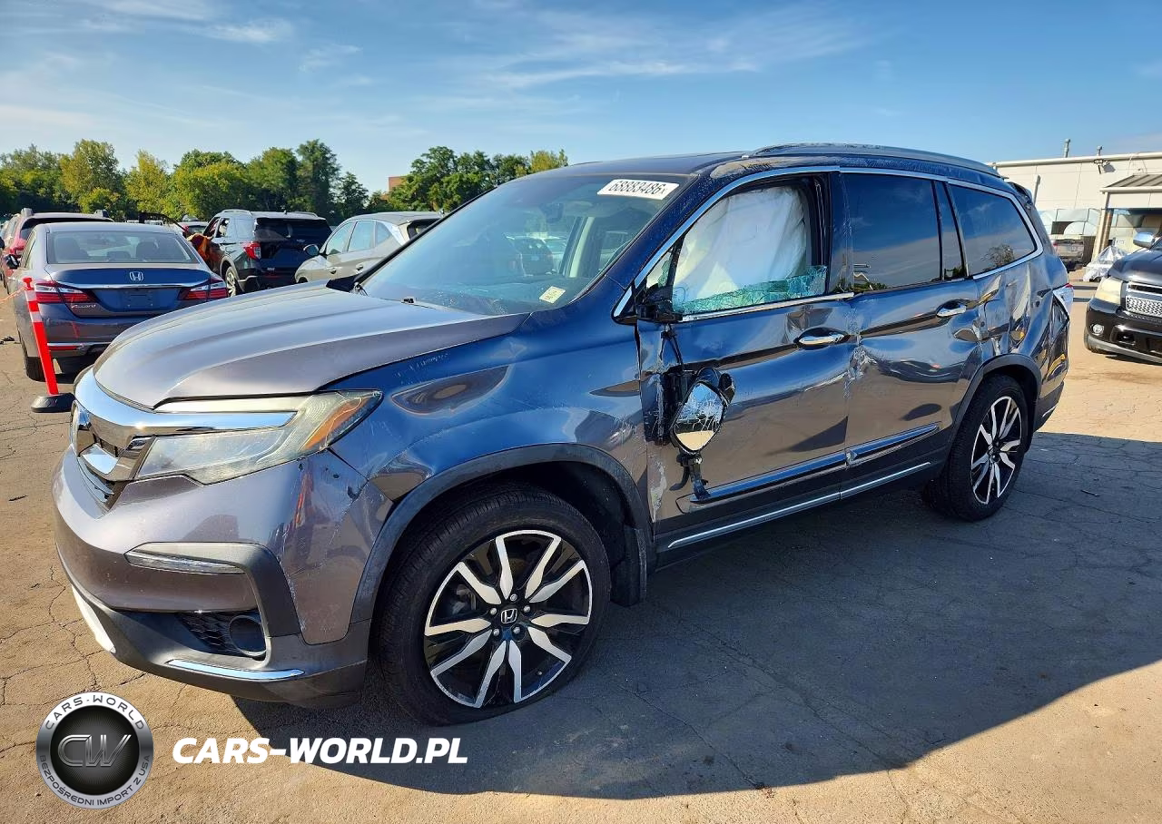 2019 Honda Pilot Touring VIN:5FNYF5H93KB020944 - 1