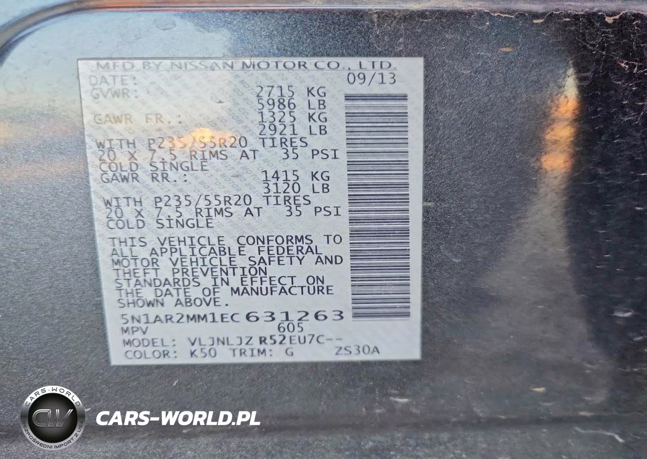 2014 Nissan Pathfinder S VIN:5N1AR2MM1EC631263 - 12