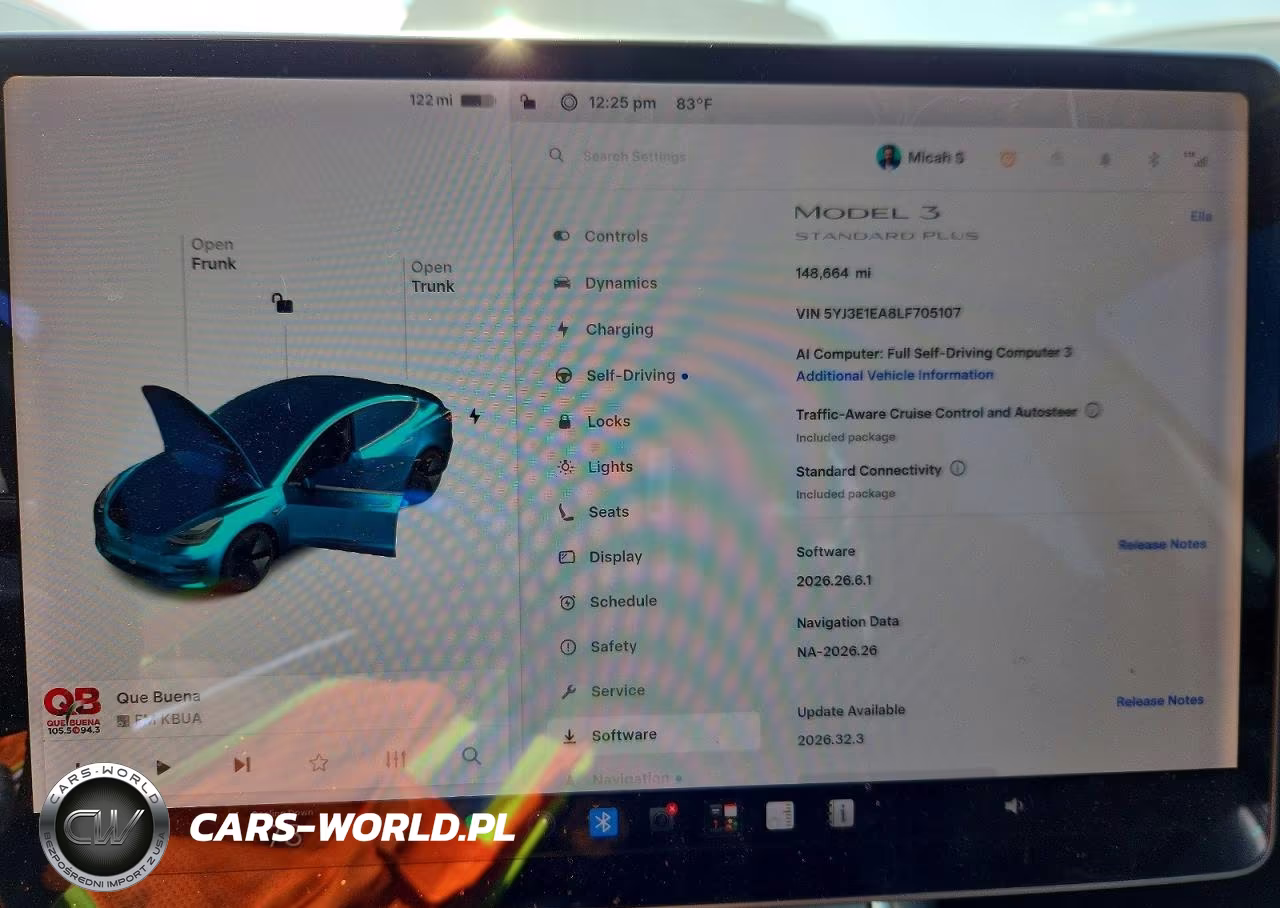 2020 Tesla Model 3 VIN:5YJ3E1EA8LF705107 - 9