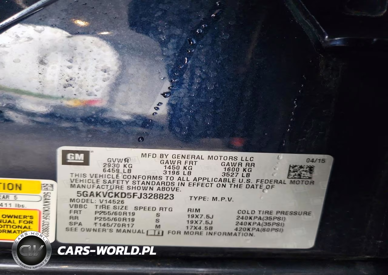 2015 Buick Enclave VIN:5GAKVCKD5FJ328823 - 13