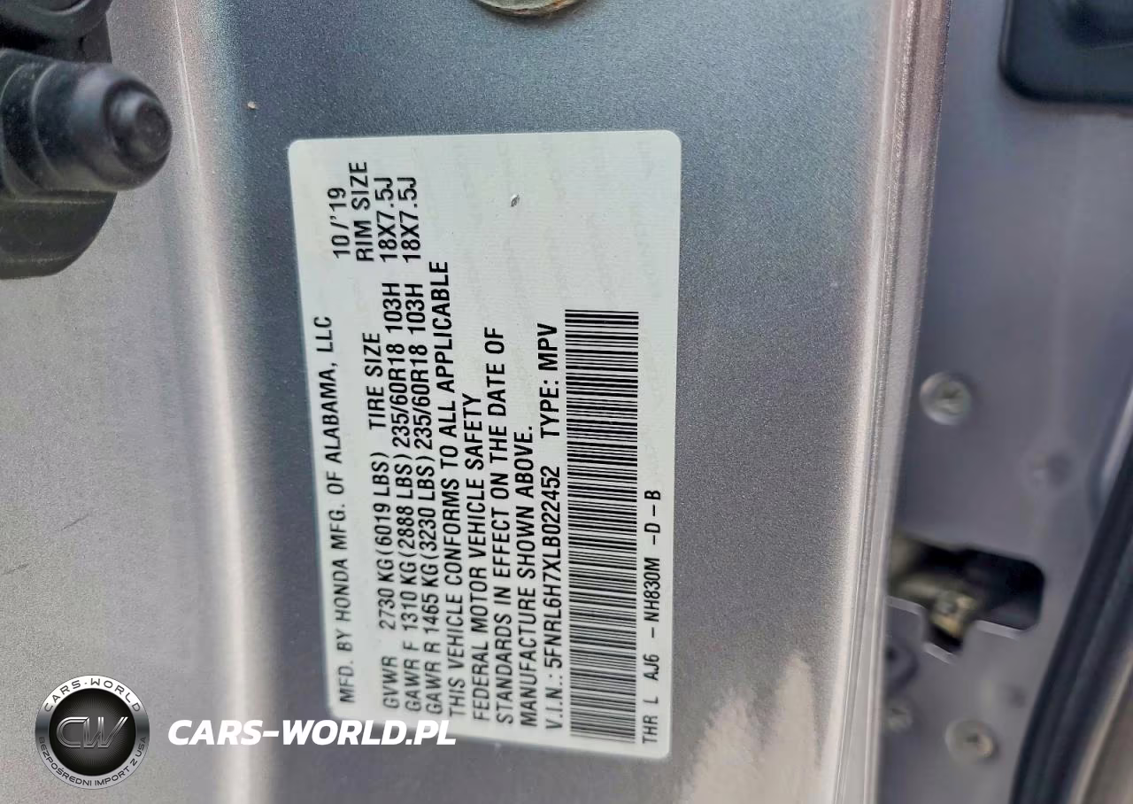 2020 Honda Odyssey Exl VIN:5FNRL6H7XLB022452 - 14
