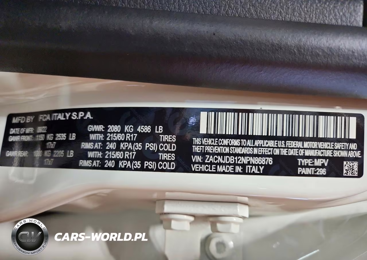 2022 Jeep Renegade Latitude VIN:ZACNJDB12NPN86876 - 13