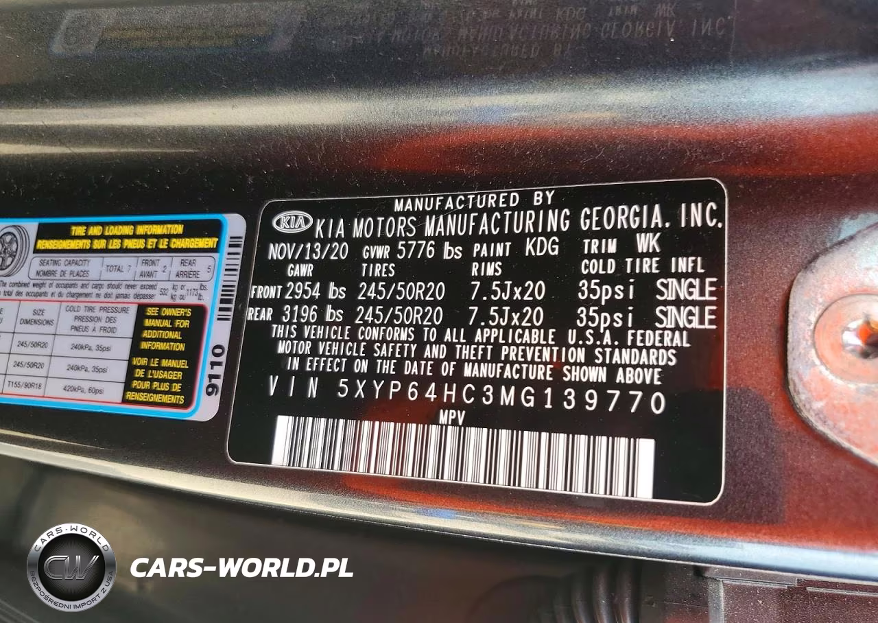 2021 Kia Telluride S VIN:5XYP64HC3MG139770 - 14