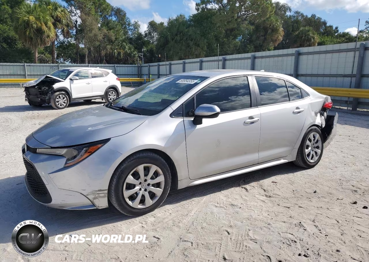 2022 Toyota Corolla Le VIN:JTDEPMAE9NJ222167 - 1