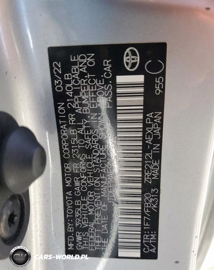 2022 Toyota Corolla Le VIN:JTDEPMAE9NJ222167 - 12