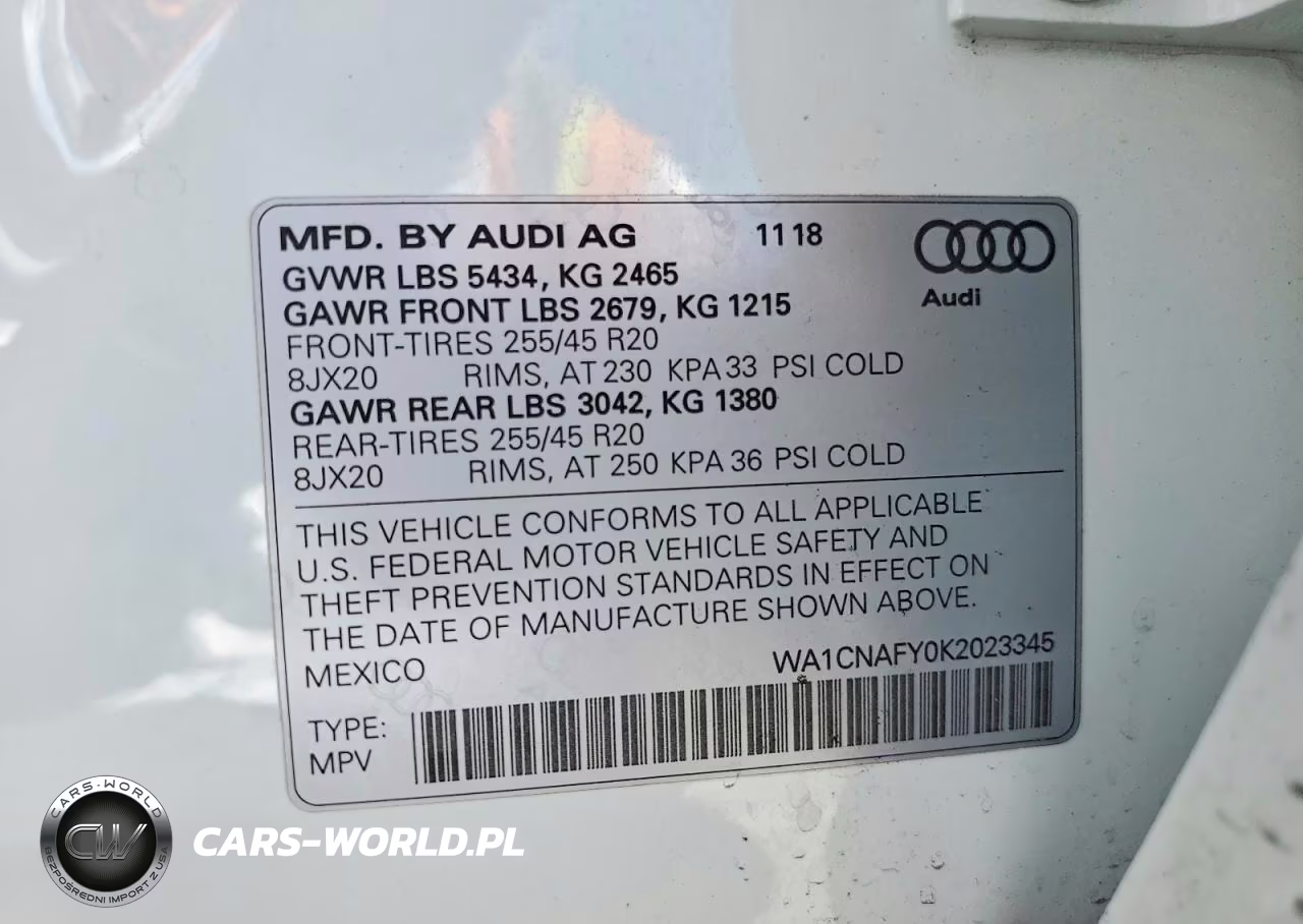 2019 Audi Q5 Prestige VIN:WA1CNAFY0K2023345 - 13