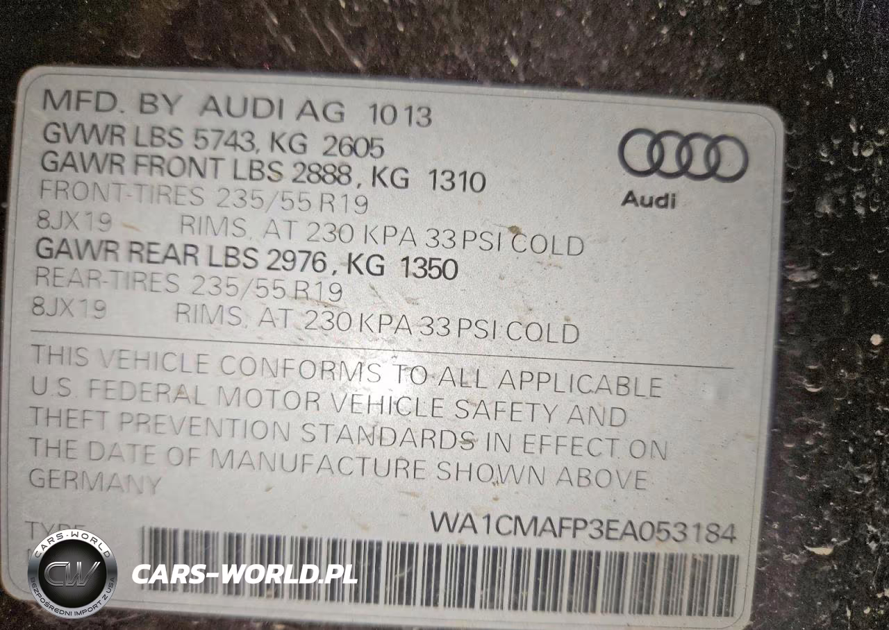 2014 Audi Q5 Tdi Premium Plus VIN:WA1CMAFP3EA053184 - 13