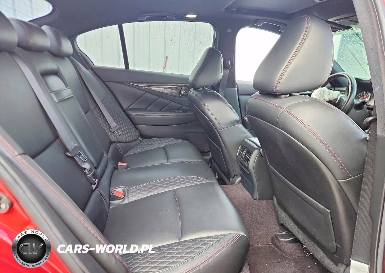 2018 Infiniti Q50 Red Sport 400 VIN:JN1FV7ARXJM700042 - 10