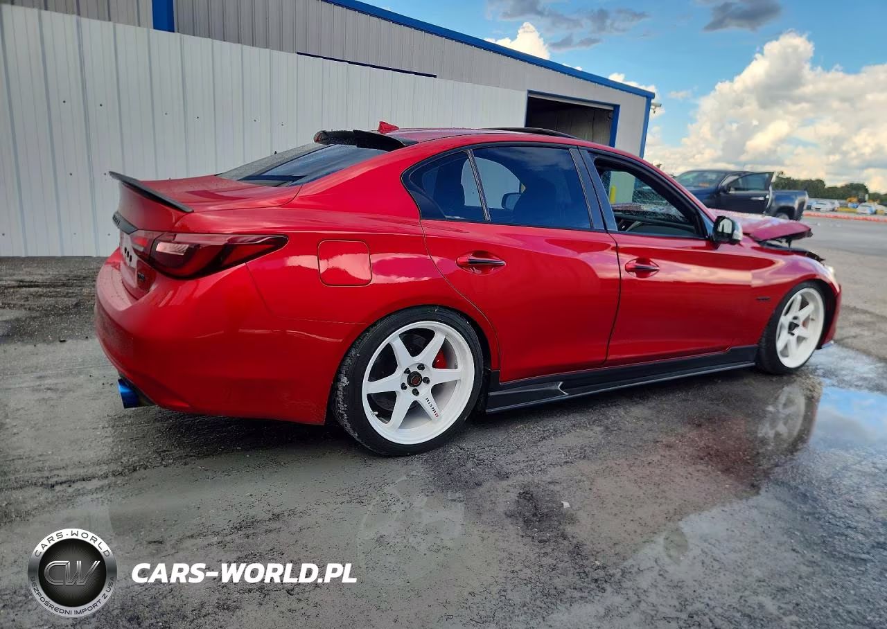 2018 Infiniti Q50 Red Sport 400 VIN:JN1FV7ARXJM700042 - 3