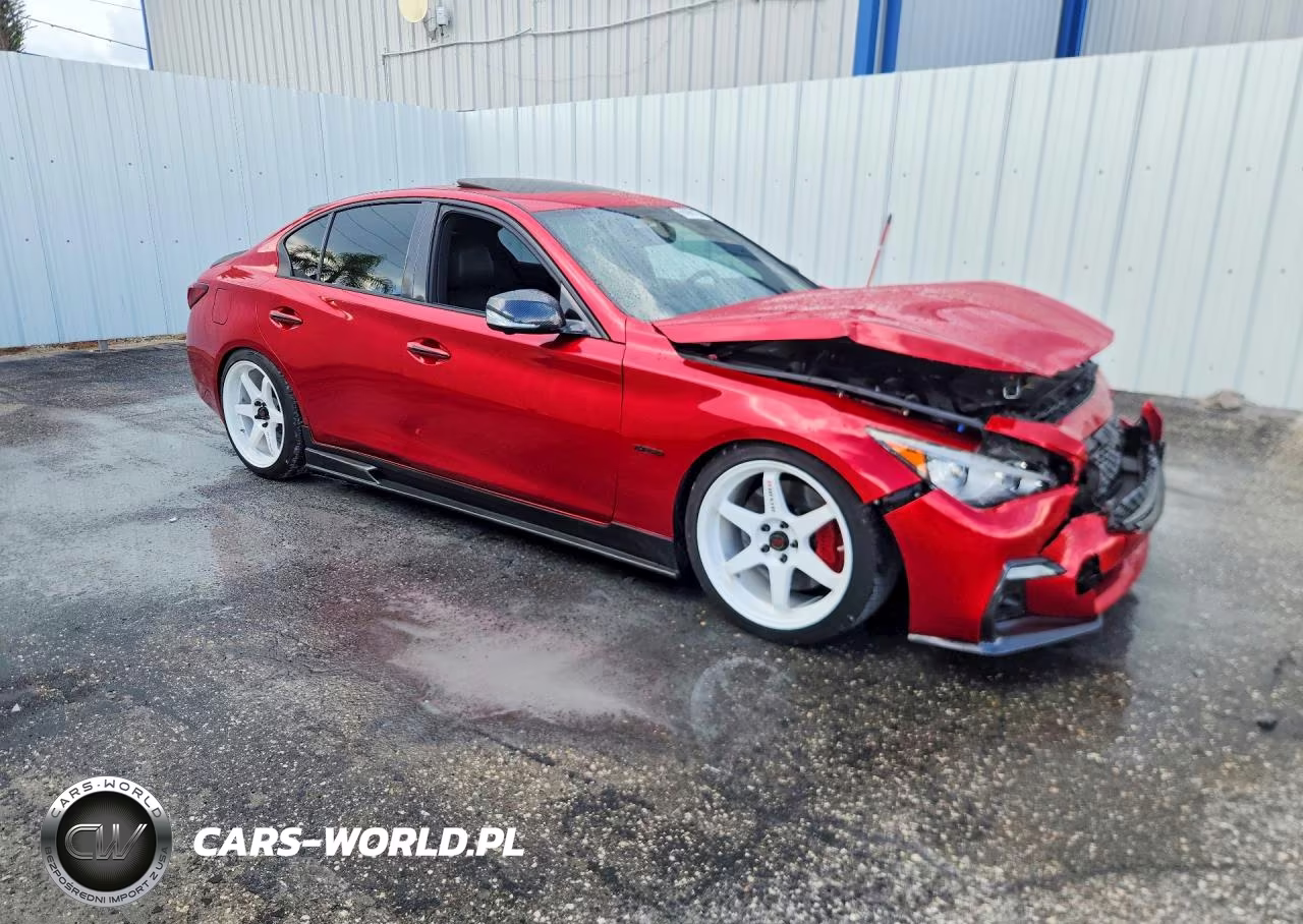 2018 Infiniti Q50 Red Sport 400 VIN:JN1FV7ARXJM700042 - 4
