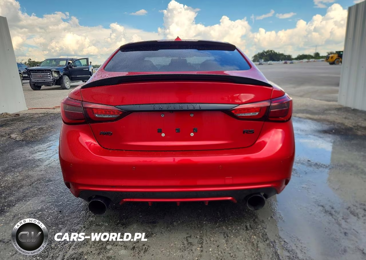 2018 Infiniti Q50 Red Sport 400 VIN:JN1FV7ARXJM700042 - 6
