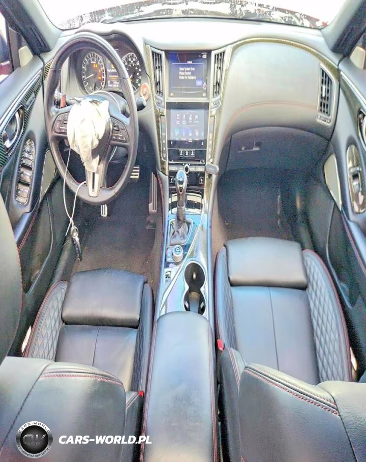 2018 Infiniti Q50 Red Sport 400 VIN:JN1FV7ARXJM700042 - 8