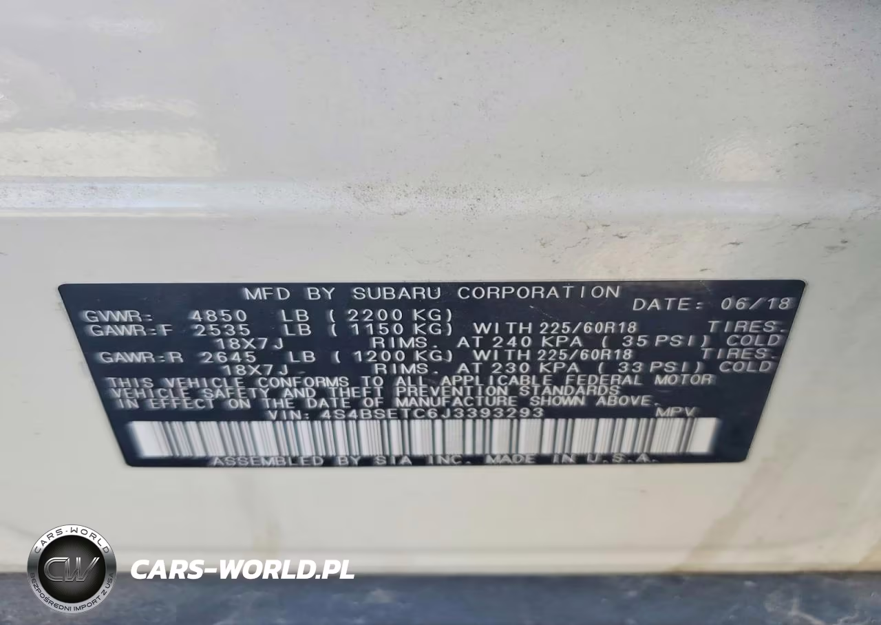 2018 Subaru Outback Touring VIN:4S4BSETC6J3393293 - 13