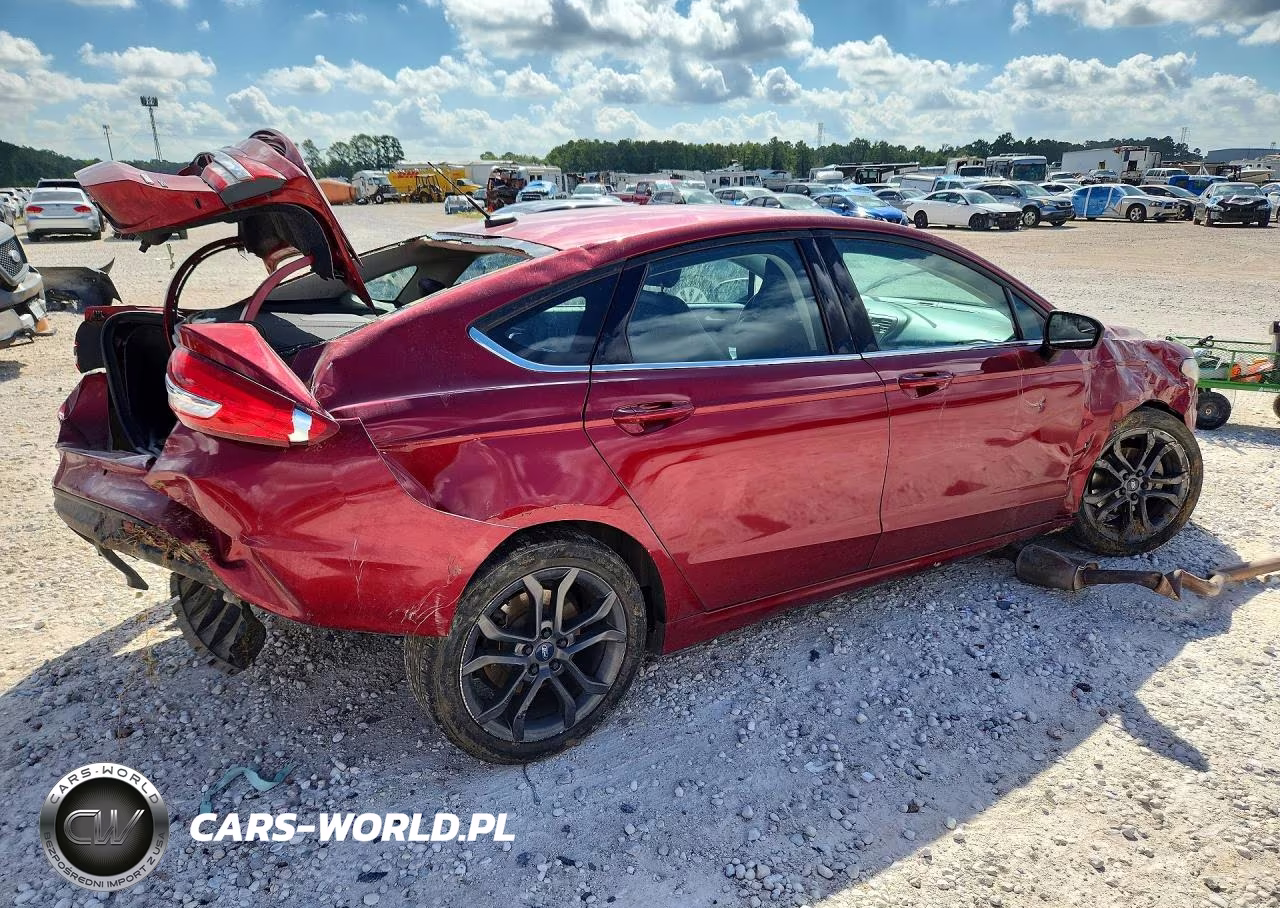 2018 Ford Fusion Se VIN:3FA6P0HD2JR127367 - 3