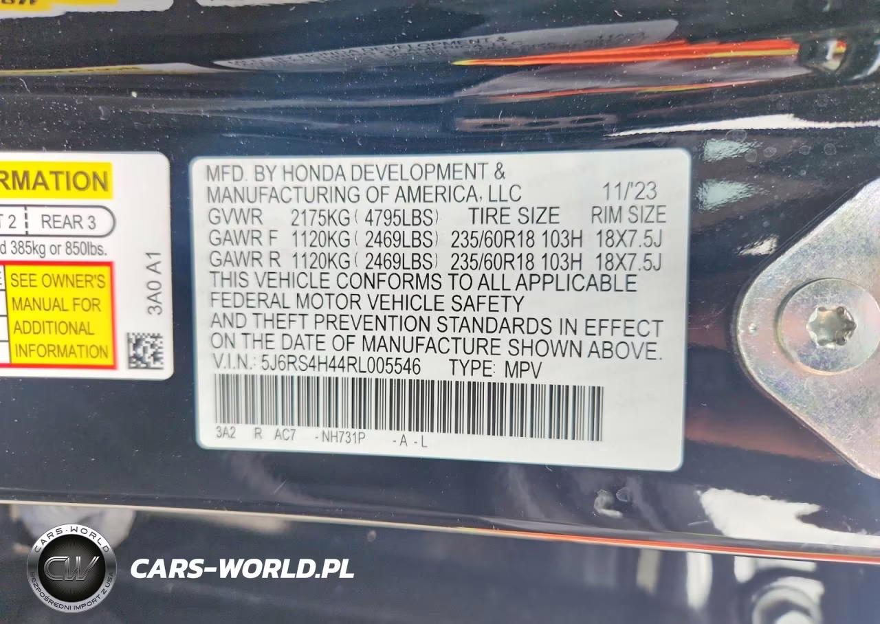 2024 Honda Cr-V Ex VIN:5J6RS4H44RL005546 - 13