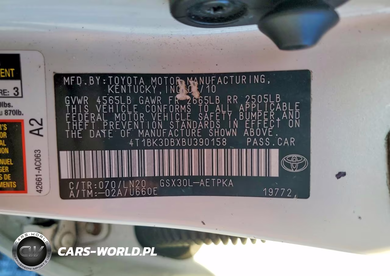 2011 Toyota Avalon Limited VIN:4T1BK3DBXBU390158 - 13