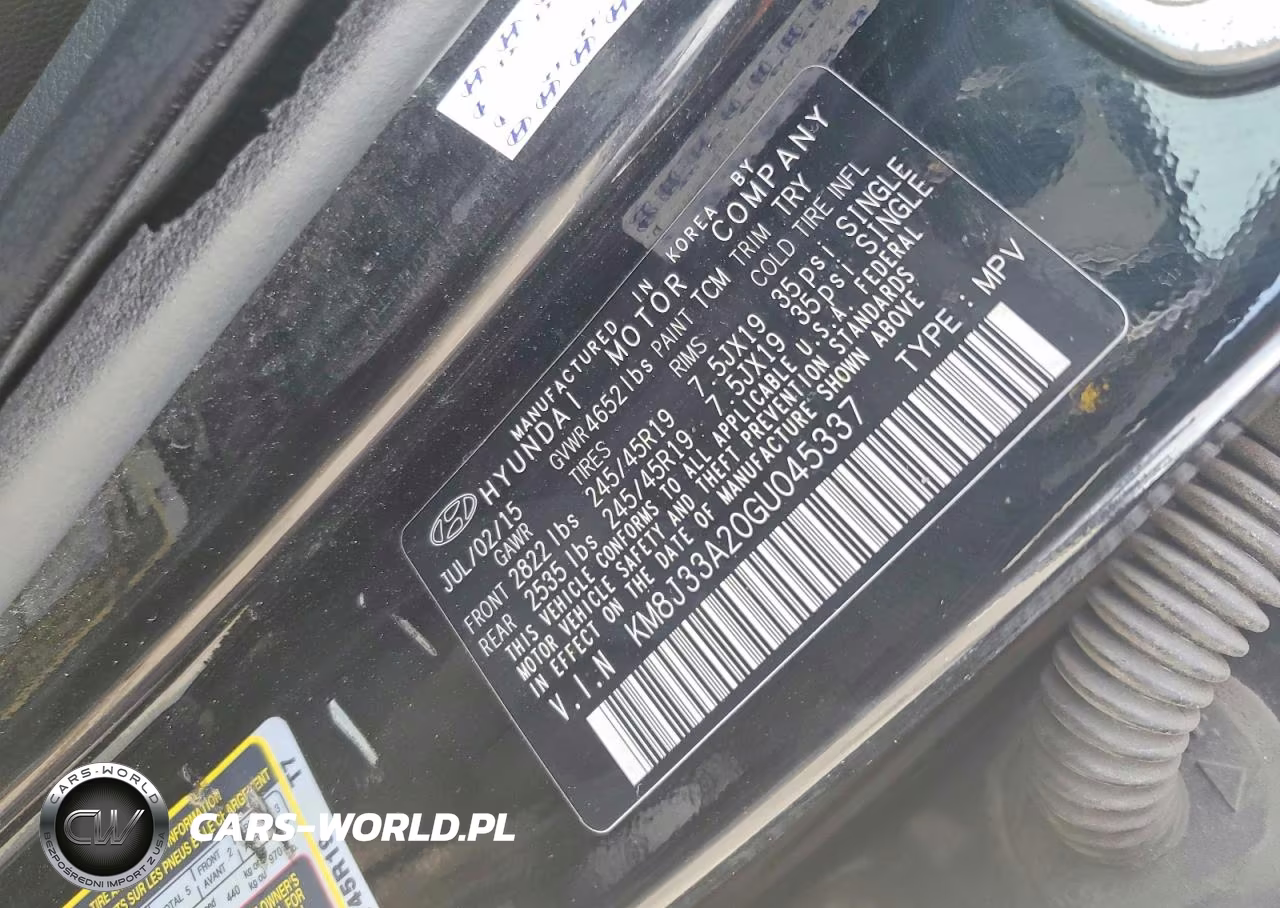 2016 Hyundai Tucson Limited VIN:KM8J33A20GU045337 - 13