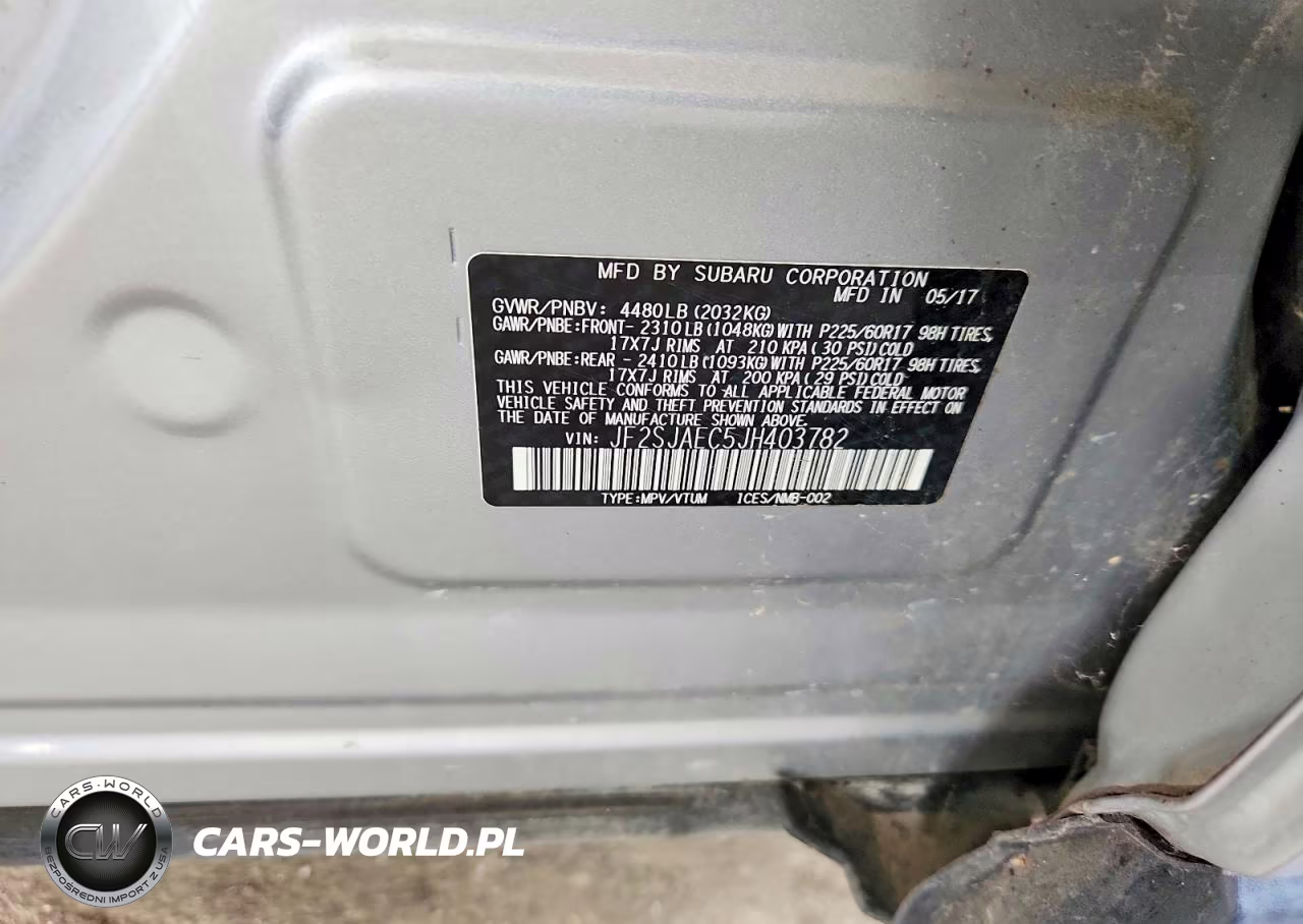 2018 Subaru Forester 2.5I Premium VIN:JF2SJAEC5JH403782 - 12