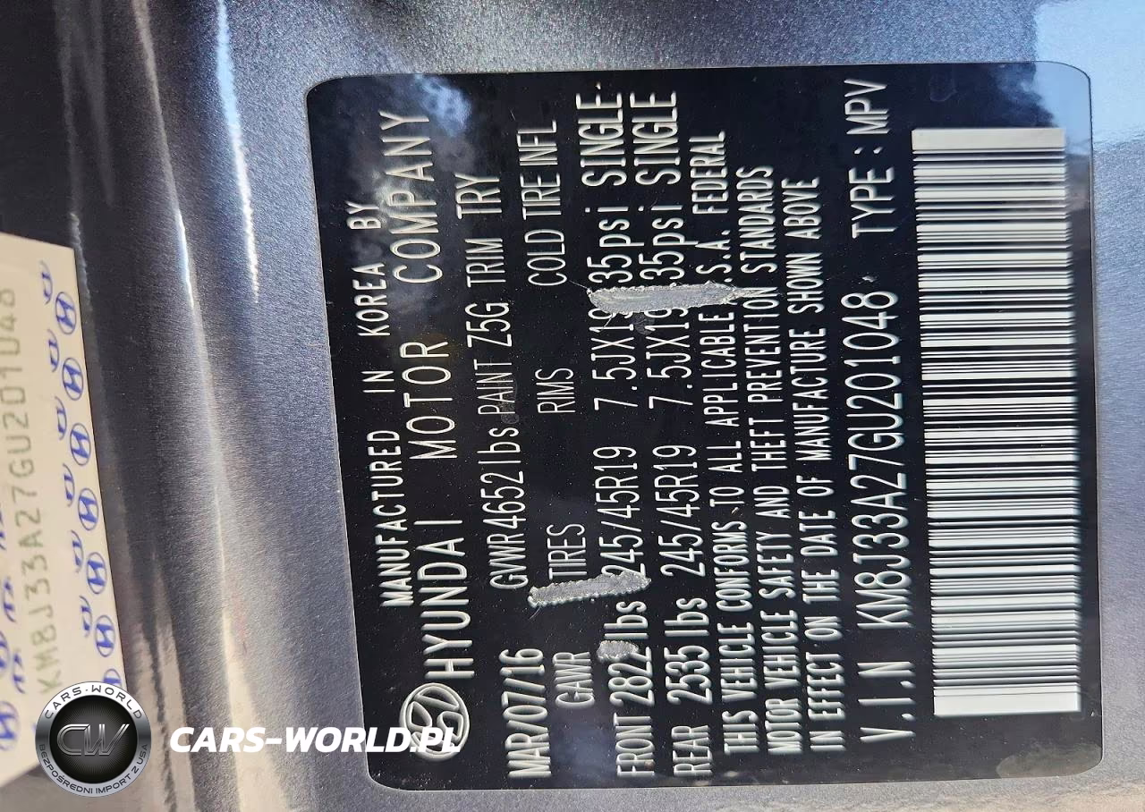 2016 Hyundai Tucson Limited VIN:KM8J33A27GU201048 - 13