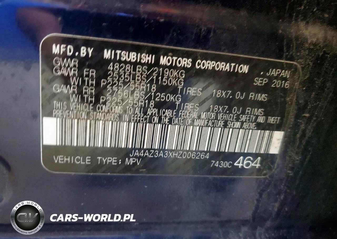 2017 Mitsubishi Outlander Se VIN:JA4AZ3A3XHZ006264 - 13