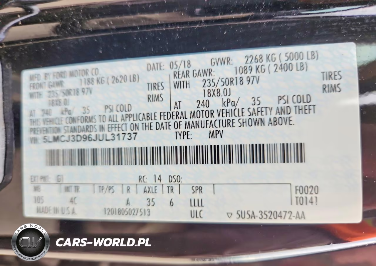 2018 Lincoln Mkc Reserve VIN:5LMCJ3D96JUL31737 - 13