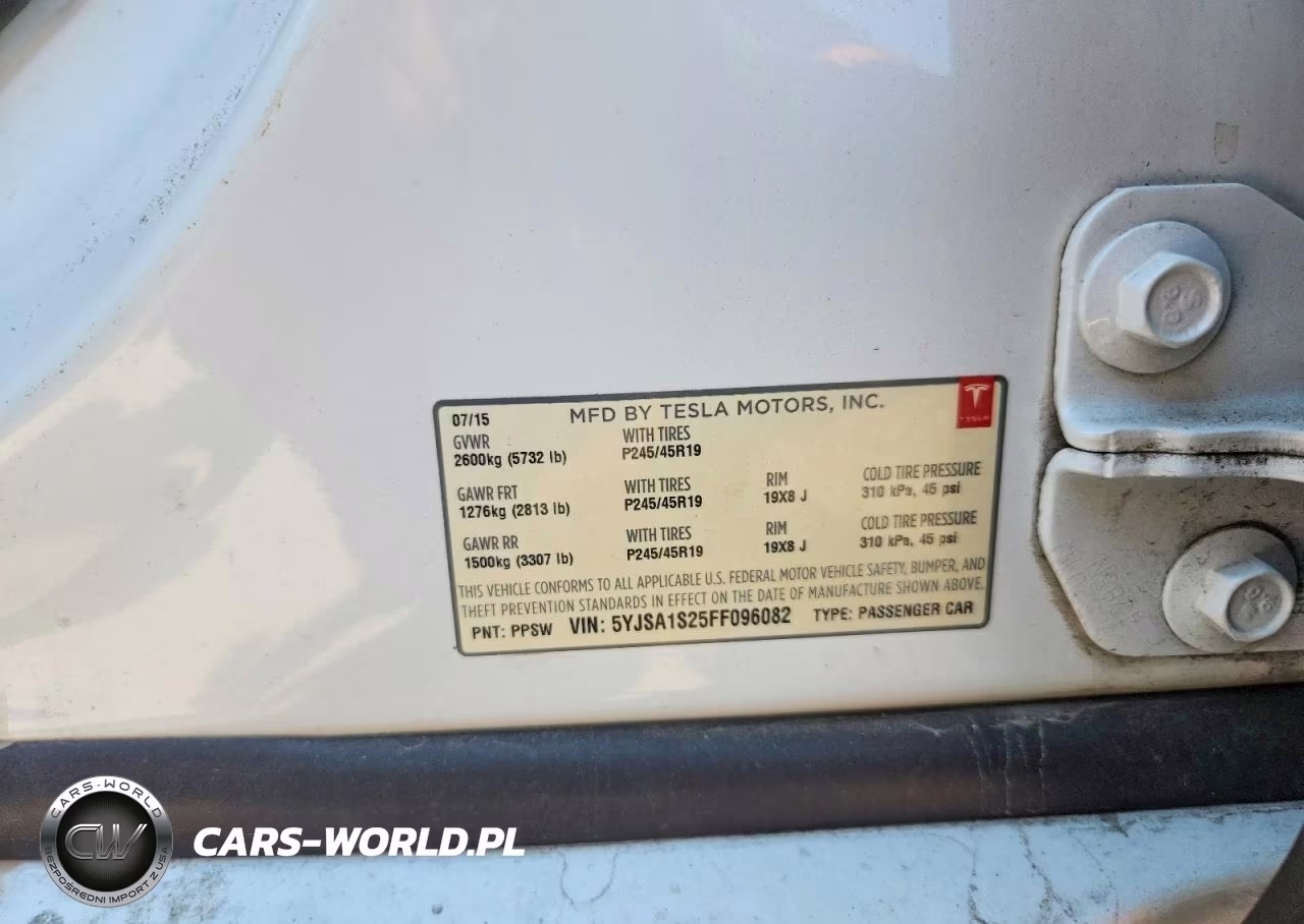 2015 Tesla Model S 70D VIN:5YJSA1S25FF096082 - 12