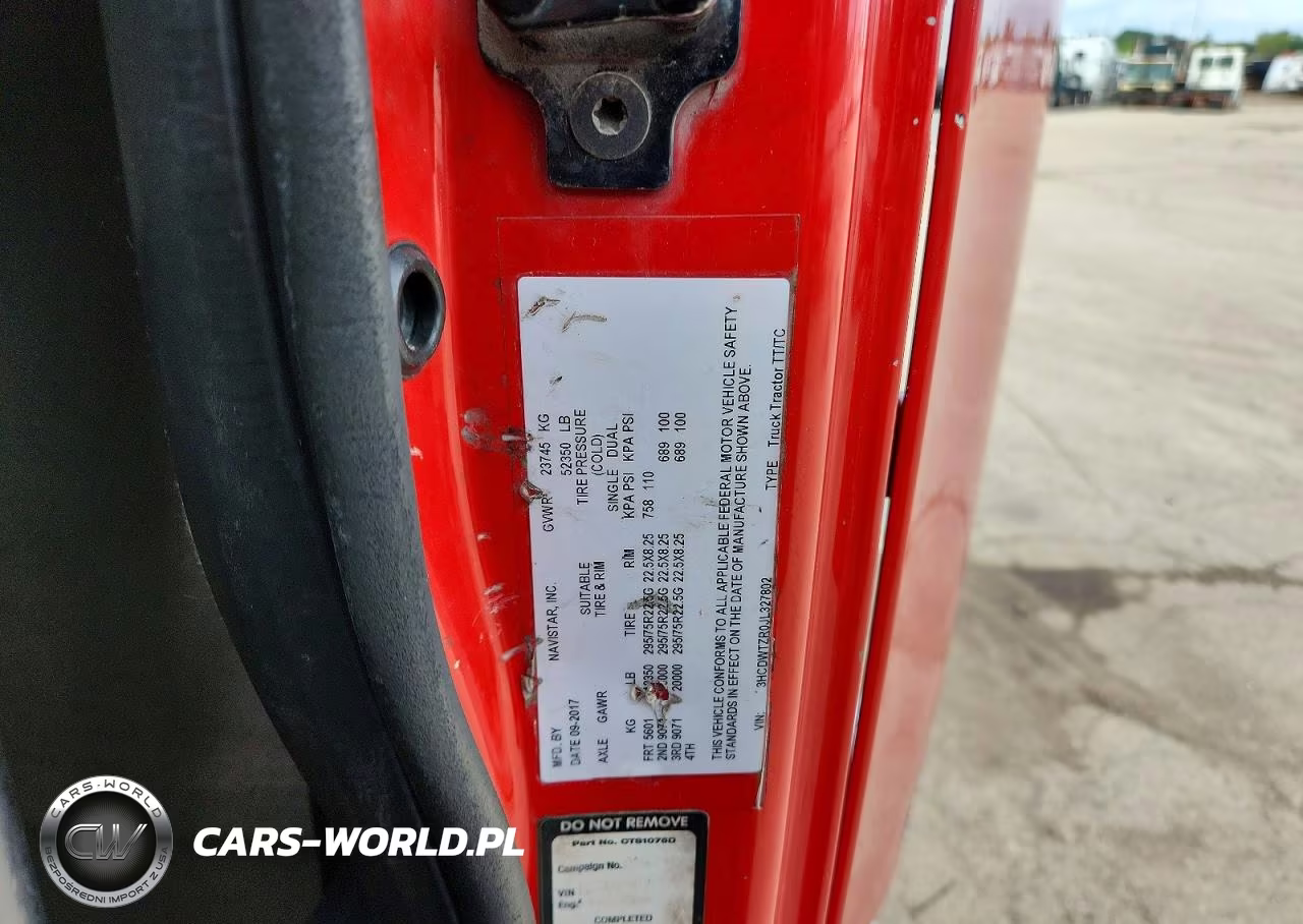2018 Intl Day Cab - Semi Truck VIN:3HCDWTZR0JL327802 - 11