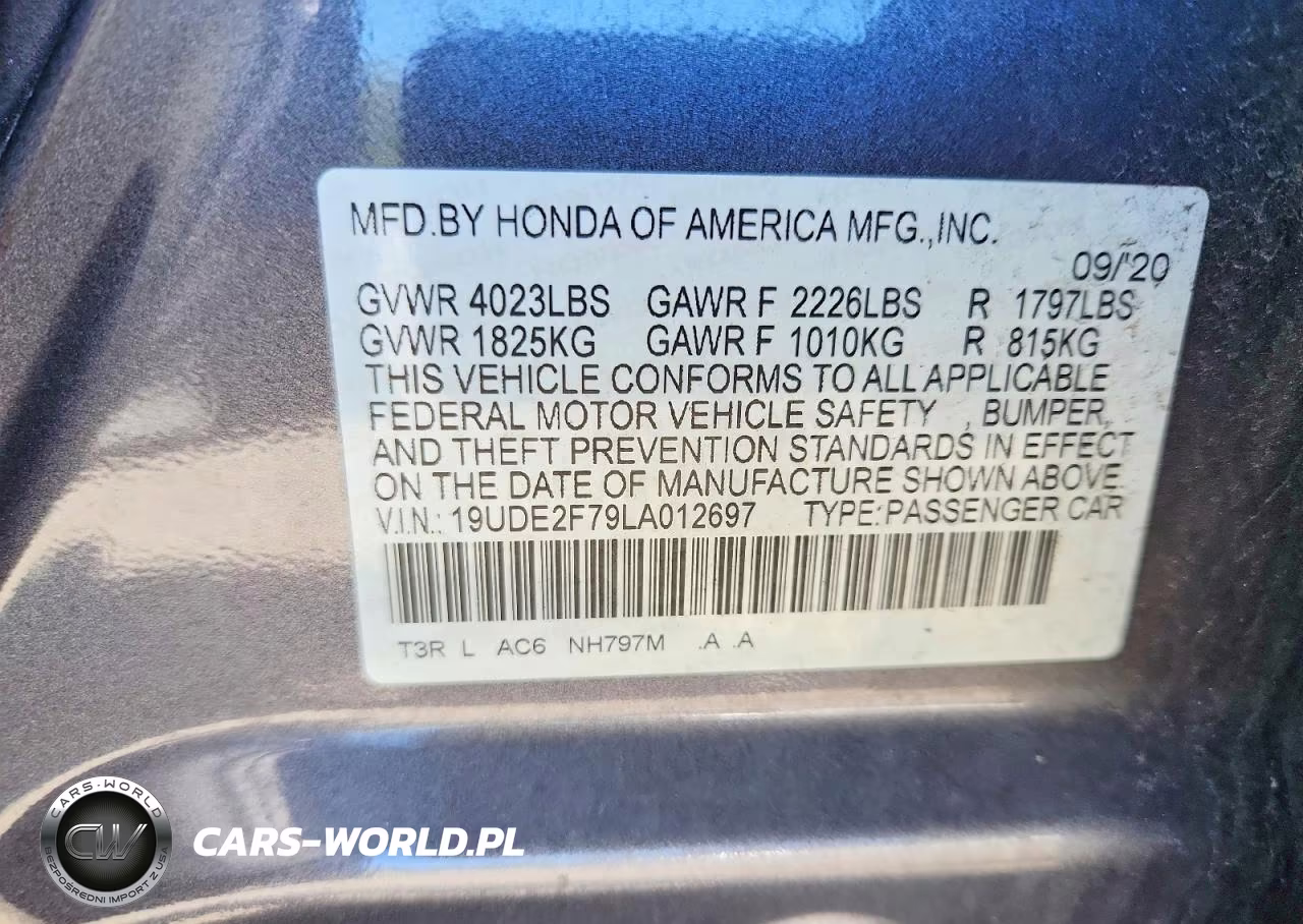 2020 Acura Ilx Premium VIN:19UDE2F79LA012697 - 13