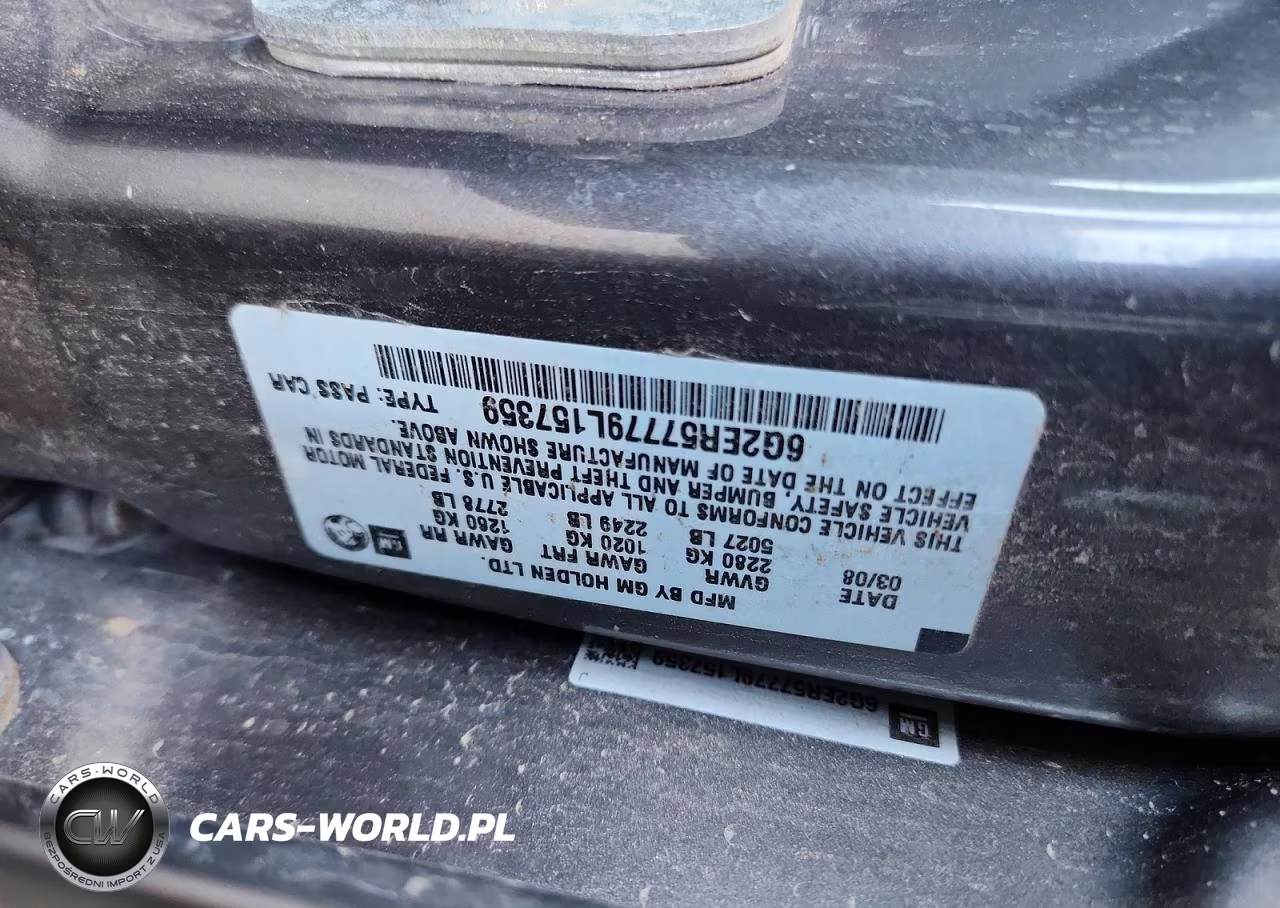 2009 PONTIAC G8 VIN:6G2ER57779L157359 - 12